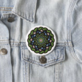 Mah Jongg Flowers/One Dot Button 缶バッジ (インサイチュ)