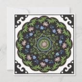 Mah Jongg Flowers/One Dot Flat Card (正面)