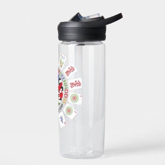 Mah Jongg Friends Water Bottle ウォーターボトル (左面)