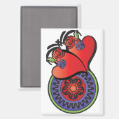 Mah Jongg Hearts Magnet マグネット (正面/裏面)