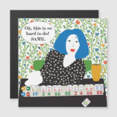 Mah Jongg Joker Discard Flat Magnet (正面/裏面)