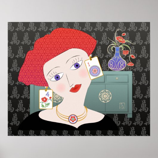 Mah Jongg Lady 01ポスター ポスター (正面)
