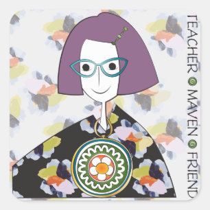 Mah Jongg Mavenスタンプ スクエアシール