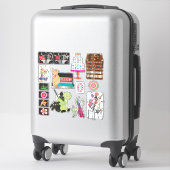 Mah Jongg Mix03 Vinyl Stickers シール (スーツケース)