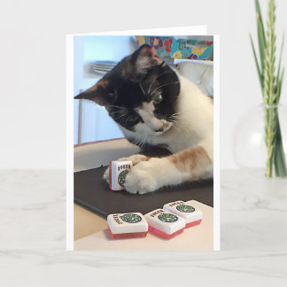 Mah Jongg Notecardのジョーカー猫 カード