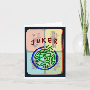 Mah Jongg Notecardのジョーカー カード