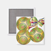 Mah Jongg Ornaments Magnet マグネット (正面/裏面)