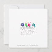 Mah Jongg Polka-Dots Flat Card カード (裏面)