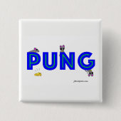 Mah Jongg Pung Pin 缶バッジ (正面)