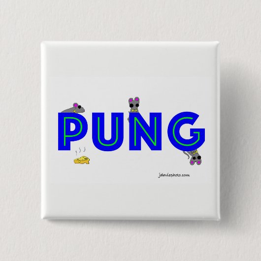 Mah Jongg Pung Pin 缶バッジ (正面)