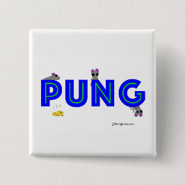 Mah Jongg Pung Pin 缶バッジ
