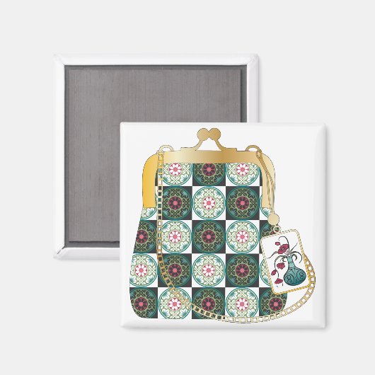 Mah Jongg Purse Magnet マグネット (正面/裏面)