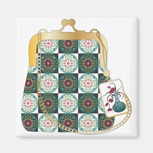 Mah Jongg Purse Magnet マグネット (正面)