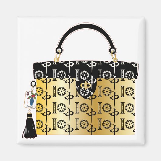 Mah Jongg Purse Magnet マグネット (正面)