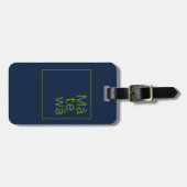 Mah te wala Aotearoa New Zealand Mamori Language K ラゲッジタグ (正面横)