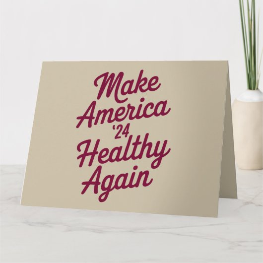 MAHAでアメリカを元気にする愛国心 カード (正面)