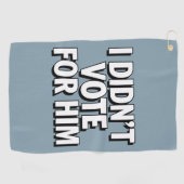 MAHAでアメリカを元気にする愛国心 ゴルフタオル (横)