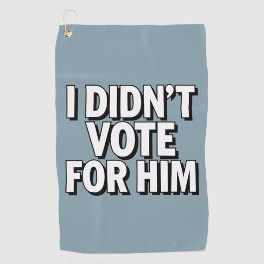 MAHAでアメリカを元気にする愛国心 ゴルフタオル (正面)