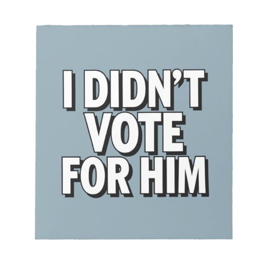 MAHAでアメリカを元気にする愛国心 ノートパッド (正面)