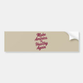 MAHAでアメリカを元気にする愛国心 バンパーステッカー (正面)
