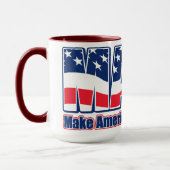MAHAでアメリカを元気にする マグカップ (左)