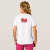 MAHAでアメリカを元気にする Tシャツ (裏面フル)