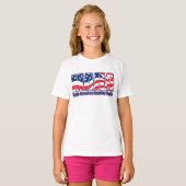 MAHAでアメリカを元気にする Tシャツ (正面フル)