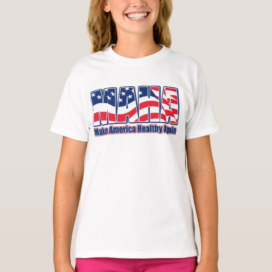 MAHAでアメリカを元気にする Tシャツ (正面)