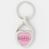 MAHAママ、アメリカを元気にするピンク🇺🇸 キーホルダー (正面)