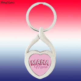 MAHAママ、アメリカを元気にするピンク🇺🇸 キーホルダー