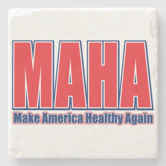 MAHA、アメリカを健康に ストーンコースター (正面)