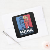 MAHA アメリカを再び健康に トランプ 2024 スクエアシール (封筒)