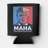 MAHA アメリカを再び健康に トランプ 2024 缶クーラー (正面)