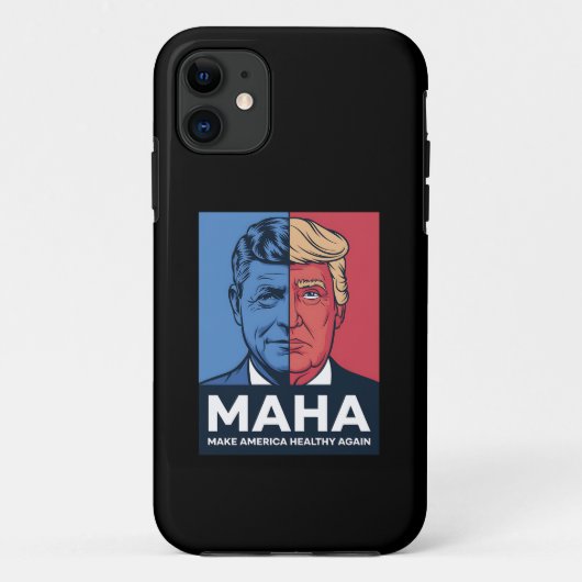 MAHA アメリカを再び健康に トランプ 2024 Case-Mate iPhoneケース (裏面)