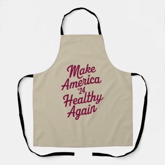 MAHA アメリカを再び健康に 愛国 エプロン (正面)