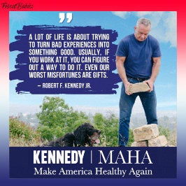 MAHA Make America Again Kennedy Dog RFK jr ポスター