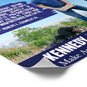 MAHA Make America Again Kennedy Dog RFK jr ポスター (角)