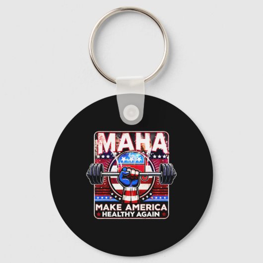 Maha Make America Again Trump Kennedy 2024 キーホルダー (正面)