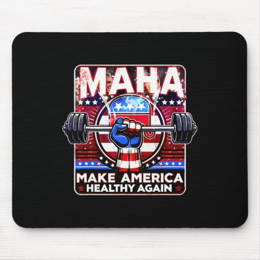 Maha Make America Again Trump Kennedy 2024 マウスパッド (正面)