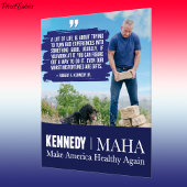 MAHA Make America Healthy Again Kennedy Dog 🇺🇸 アクリルサイン
