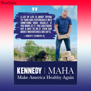 MAHA Make America Healthy Again Kennedy Dog 🇺🇸 アクリルサイン