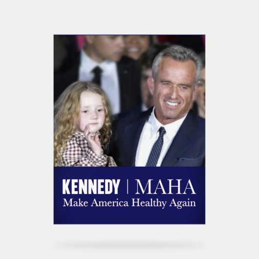 MAHA Make America Healthy Again Kennedy Kid 🇺🇸 アクリルサイン (正面)