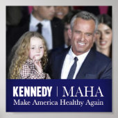 MAHA Make America Healthy Again Kennedy Kid 🇺🇸 ポスター (正面)