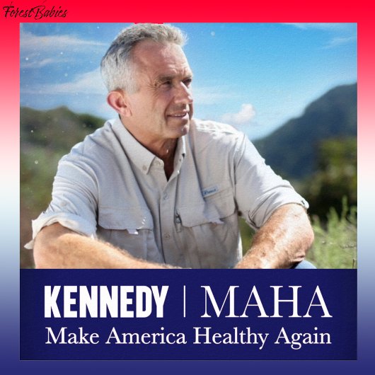MAHA Make America Healthy Again Kennedy RFK jr🇺🇸 ポスター