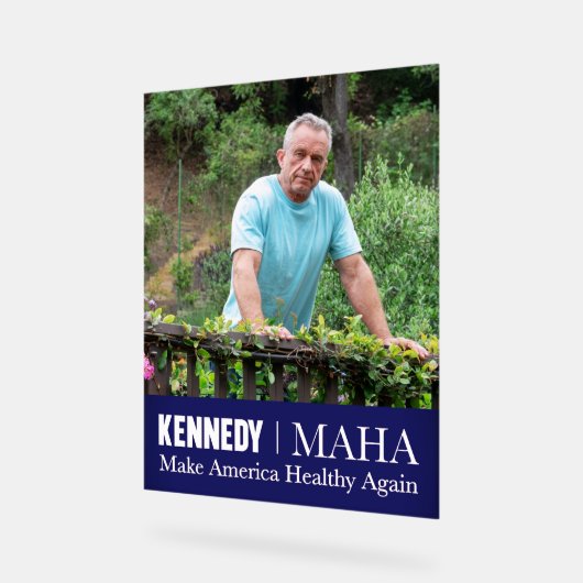 MAHA Make America Healthy Again RFK jr Garden 🇺🇸 アクリルサイン (傾斜)