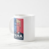 MAHA Make America Healthy Again Trump 2024 コーヒーマグカップ (正面左)