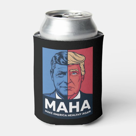 MAHA Make America Healthy Again Trump 2024 缶クーラー (缶正面)