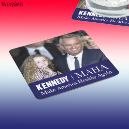 MAHA Making America Again Robert Kennedy Jr スクエアペーパーコースター