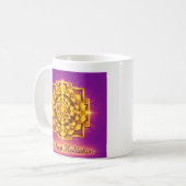 Maha Sri Yantra mug コーヒーマグカップ (正面左)