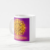 Maha Sri Yantra mug コーヒーマグカップ (正面左)